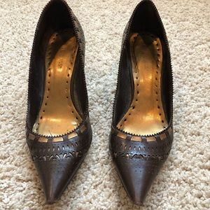 BCB brown heels